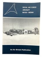 WW2 British RAF Aircraft Serial Numbers MA100-MZ999 Soft Cover Reference Book