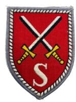 West German Army Officers School Patch Insignia