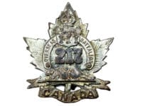 WW1 Canadian CEF 217th Battalion Officers Collar Insignia Single