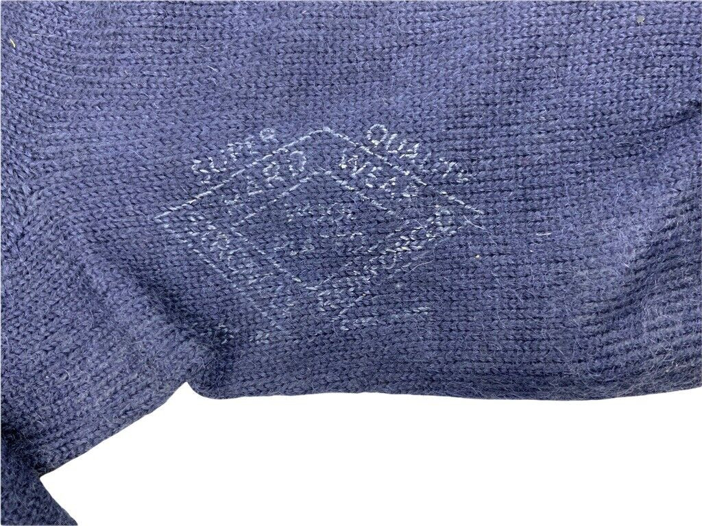 WW2 Canadian Navy RCN Blue Wool Socks WW2 Canadian Navy RCN Blue Wool Socks
