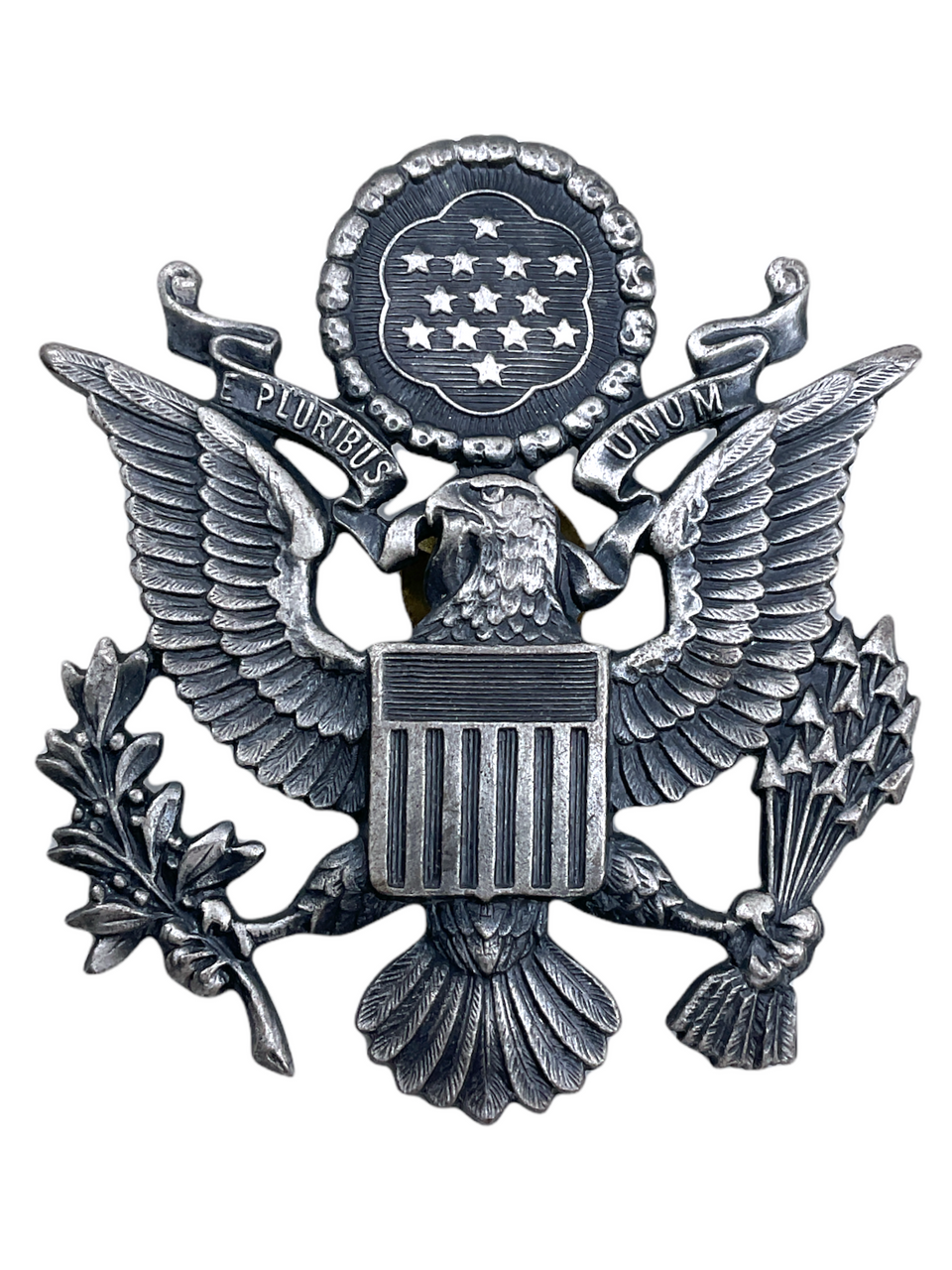 US USAF Cap Badge Insignia Screw Back US USAF Cap Badge Insignia Screw Back