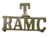 WW1 British BEF Territorial RAMC Shoulder Title Single WW1 British BEF Territorial RAMC Shoulder Title Single