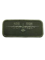Canadian Forces RCAF 435 Squadron Hercules OD Green Name Tape Crest Patch 1