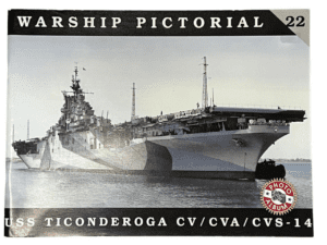 WW2 US Navy USS Ticonderoga CVS-14 Warship Pictorial SC Reference Book