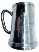 Canadian UNEF 56th Infantry Workshop RCEME Egypt Engraved Tankard Mug 1963 Canadian UNEF 56th Infantry Workshop RCEME Egypt Engraved Tankard Mug 1963
