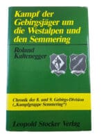 WW2 German 100 Jager Division GERMAN TEXT Hardcover Reference Book