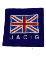 British JACIG Joint Arms Control Implementation Group Sleeve Patch British JACIG Joint Arms Control Implementation Group Sleeve Patch