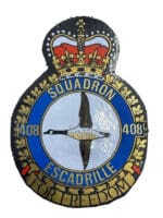 Canadian RCAF 408 Heraldic Squadron Crest Patch