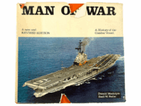 US USN Navy USS Enterprise Man Of War Hard Cover Reference Book