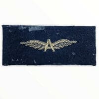 WW1 British Canadian RNAS Royal Naval Air Service Bullion Wire Winged A Insignia