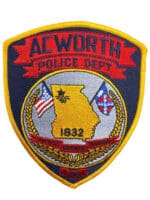 US Acworth Georgia Police Department Patch