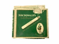Canadian MacDonalds Gold Standard EMPTY Cigarette Packet