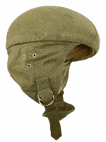 Indo China War France French Green Cloth & Cork Paratrooper Helmet