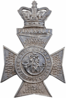 British 60th Kings Royal Rifle Corps Officers Crossbelt Plate 1920 Hallmarked