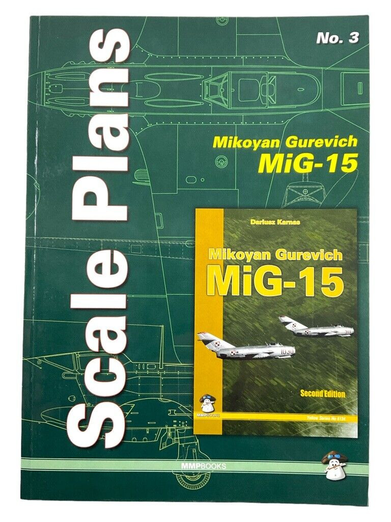 Polish Air Force MiG-15 Jet Fighter Scale Plans 3 Modelling SC Reference Book Polish Air Force MiG-15 Jet Fighter Scale Plans 3 Modelling SC Reference Book