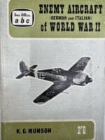 WW2 German Italian Enemy Aircraft of World War II Soft Cover Reference Book