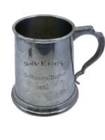 Canadian Forces Shearer Trophy 1951 Pewter Mug NDHQ Rifle Association Canadian Forces Shearer Trophy 1951 Pewter Mug NDHQ Rifle Association
