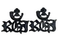 British Royal Green Jackets Shoulder Insignia Pair