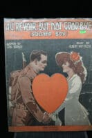 WW1 American US AEF Au Revoir But Not Goodbye Soldier Boy Sheet Music