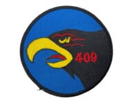 Canadian Forces RCAF 409 Squadron 4 Inch Colour Crest Patch Vintage