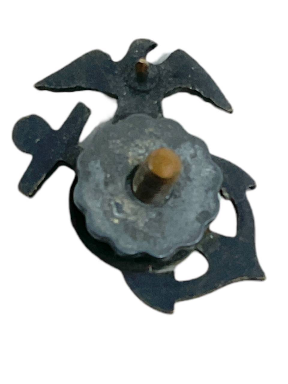 US USMC Screw Back Collar Insignia Badge Single US USMC Screw Back Collar Insignia Badge Single