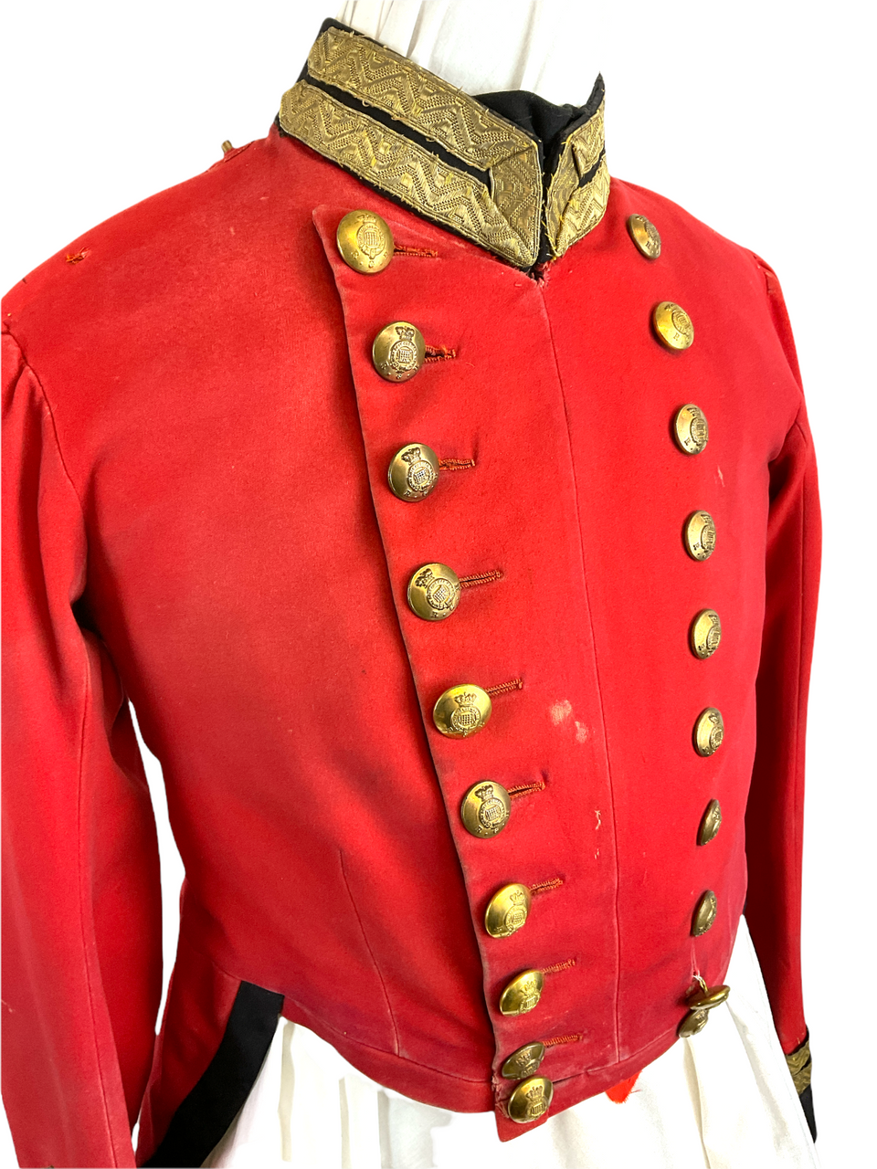 Victorian British 1850's Gloucester Hussars Officers Coatee & Trousers Victorian British 1850's Gloucester Hussars Officers Coatee & Trousers