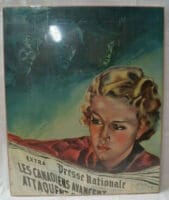 Original WW2 Canadian War Bond Propaganda Poster Ron White