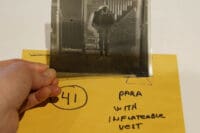 WW2 British Airborne Para Paratrooper with Life Vest Original Negative #41