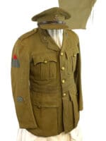 WW1 Canadian CEF 4th CMRR Mounted Rifles Officers Tunic Hat Trousers Unnamed WW1 Canadian CEF 4th CMRR Mounted Rifles Officers Tunic Hat Trousers Unnamed
