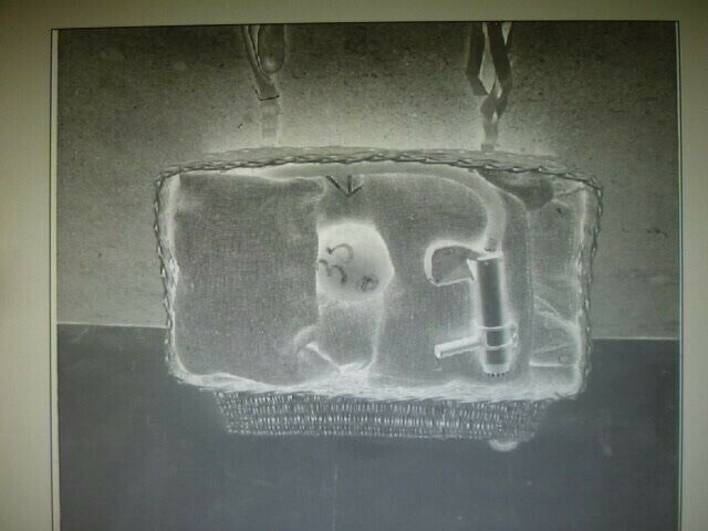 WW2 British Airborne Para Equipment in Basket Original Negative #71 WW2 British Airborne Para Equipment in Basket Original Negative #71