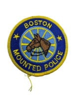 US Boston Massachusetts Mounted Police Patch 2