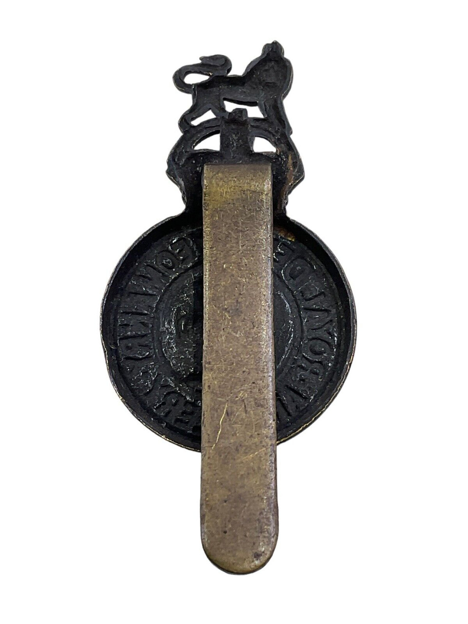 WW1 British Royal Devon Yeomanry Artillery Cap Badge WW1 British Royal Devon Yeomanry Artillery Cap Badge