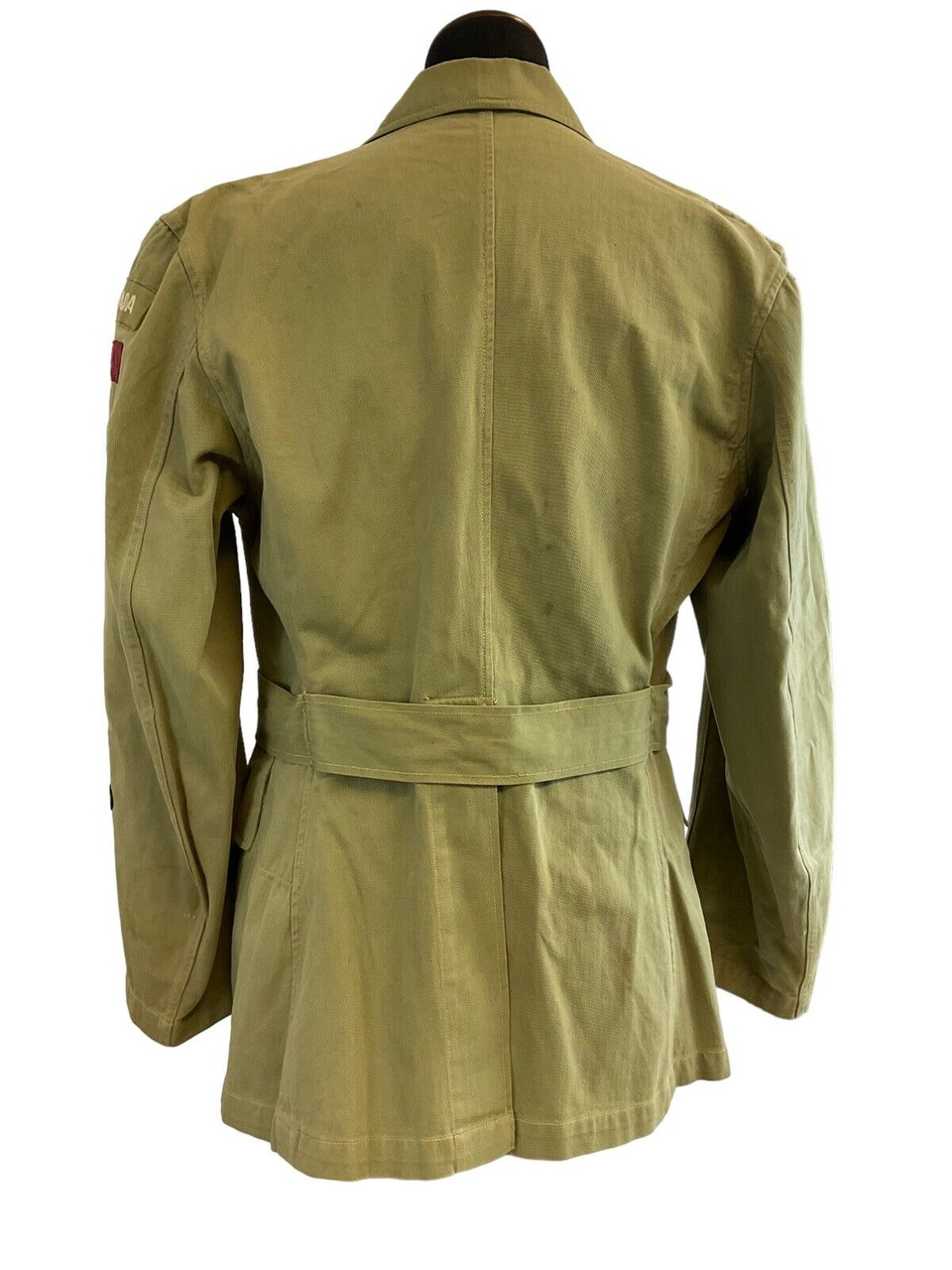 WW2 Canadian Tropical Four Pocket Jacket Named With Sleeve & GS Patches WW2 Canadian Tropical Four Pocket Jacket Named With Sleeve & GS Patches