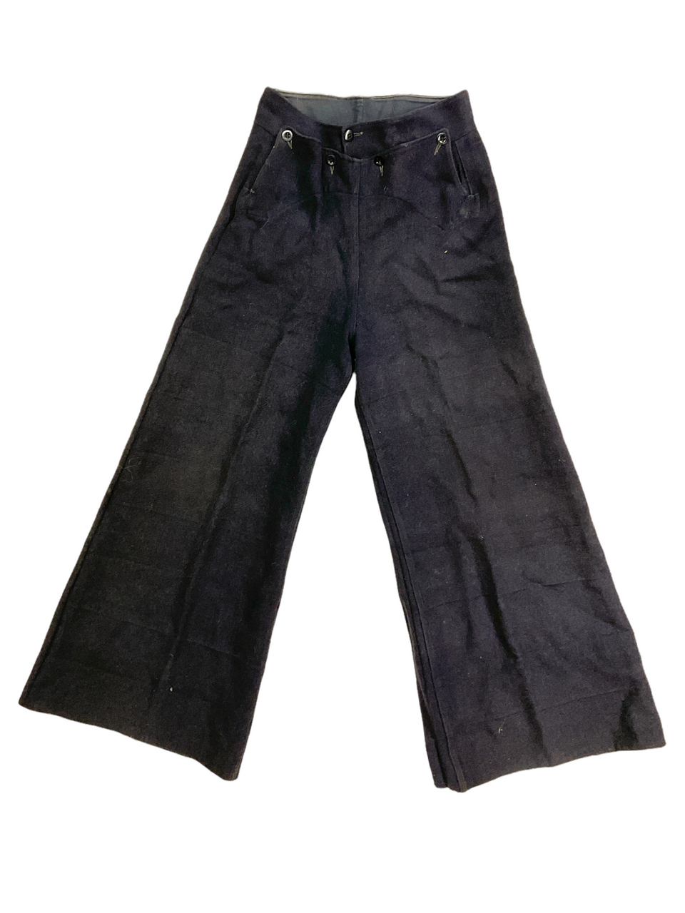 WW2 Canadian RCN Navy Bellbottom Wool Trousers Pants W 28 L 29 WW2 Canadian RCN Navy Bellbottom Wool Trousers Pants W 28 L 29