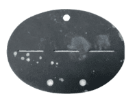 WW2 German Un-Issued Dog Tag