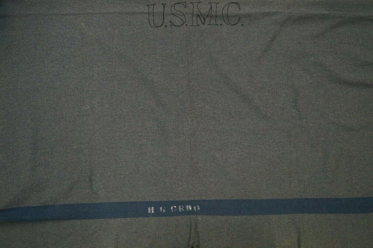 Spanish American War USMC M1884 Wool Blanket Named RARE Spanish American War USMC M1884 Wool Blanket Named RARE