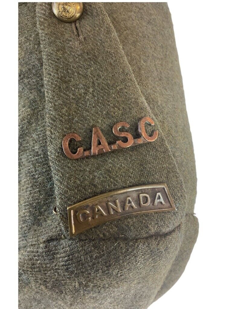 WW1 Canadian CEF 7 Button CASC Other Ranks Named Tunic Jacket WW1 Canadian CEF 7 Button CASC Other Ranks Named Tunic Jacket