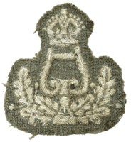 WW1 British Canadian BEF CEF Musicians Trade Insignia Sleeve Patch