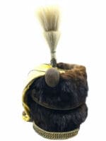 British Victorian 14th Hussars Officers Busby with Chinstrap by Cater and Co British Victorian 14th Hussars Officers Busby with Chinstrap by Cater and Co