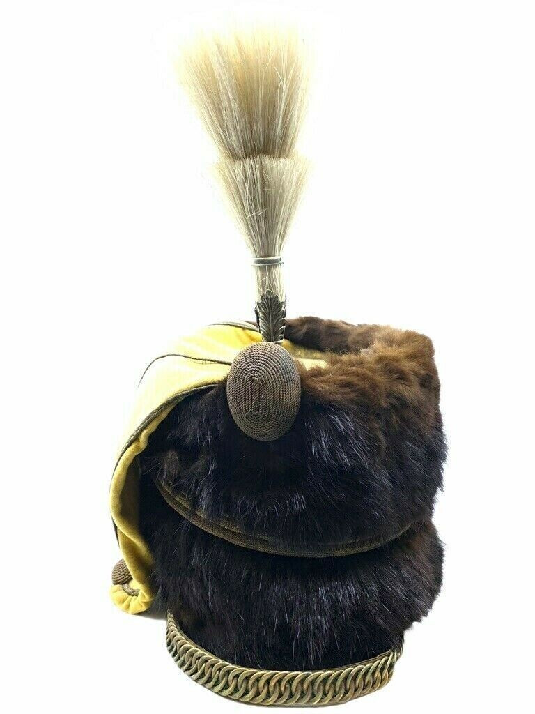 British Victorian 14th Hussars Officers Busby with Chinstrap by Cater and Co British Victorian 14th Hussars Officers Busby with Chinstrap by Cater and Co