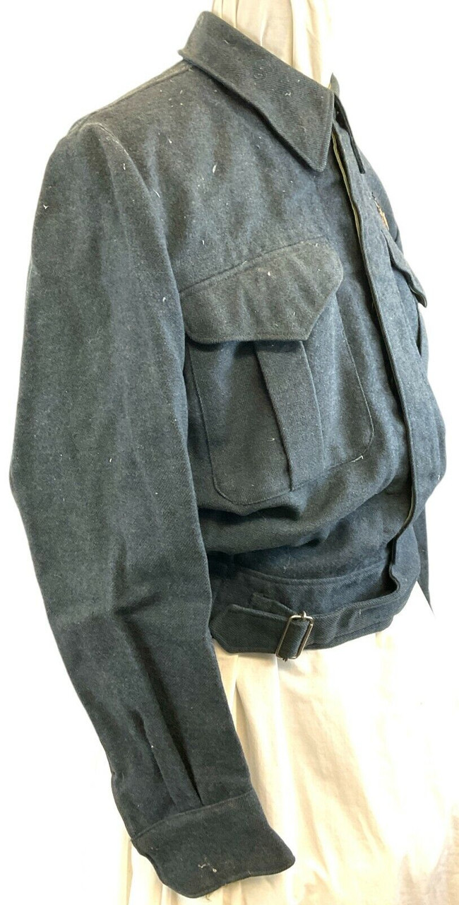 WW2 Canadian RCAF Battledress Blouse Jacket & Pilot Wings WW2 Canadian RCAF Battledress Blouse Jacket & Pilot Wings