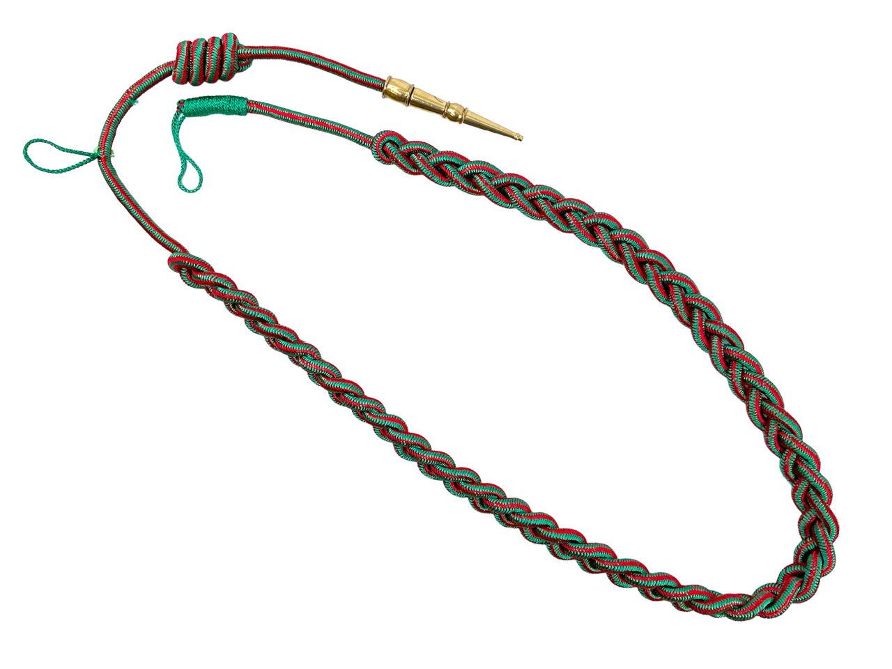 US 101st Airborne Red and Green Stripe Fourragere For Combat Jump US 101st Airborne Red and Green Stripe Fourragere For Combat Jump