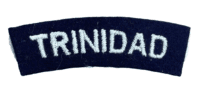 WW2 British Trinidad RAF Nationality Shoulder Title Insignia