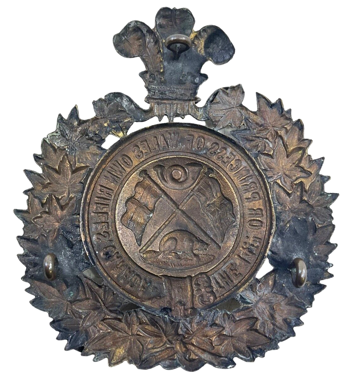 Canadian Militia 14th Princess Of Wales Own Rifles Of Canada Badge Canadian Militia 14th Princess Of Wales Own Rifles Of Canada Badge