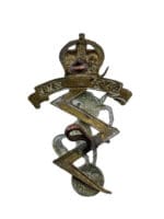 WW2 RNZEME New Zealand Electrical Mechanical Engineers Cap Badge WW2 RNZEME New Zealand Electrical Mechanical Engineers Cap Badge
