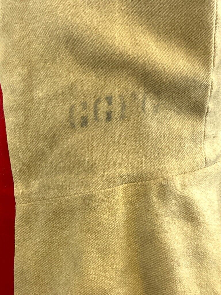 Canadian Militia GGFG Foot Guards Serge Frock Jacket Uniform No Buttons Canadian Militia GGFG Foot Guards Serge Frock Jacket Uniform No Buttons