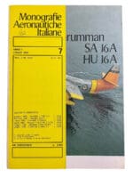 Italy Italian Air Force US Grumman SA 16 A HU 16 A Soft Cover Reference Book