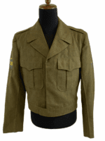US Army Ike Jacket With Insignia Size 38R