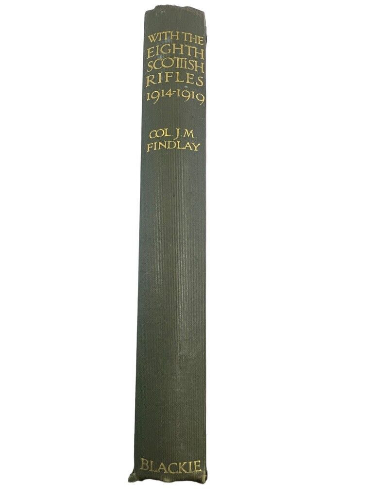WW1 British BEF 8th Scottish Rifles Cameronians HC Reference Book WW1 British BEF 8th Scottish Rifles Cameronians HC Reference Book
