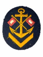 WW2 German Kriegsmarine Senior Signals NCO Sleeve Patch